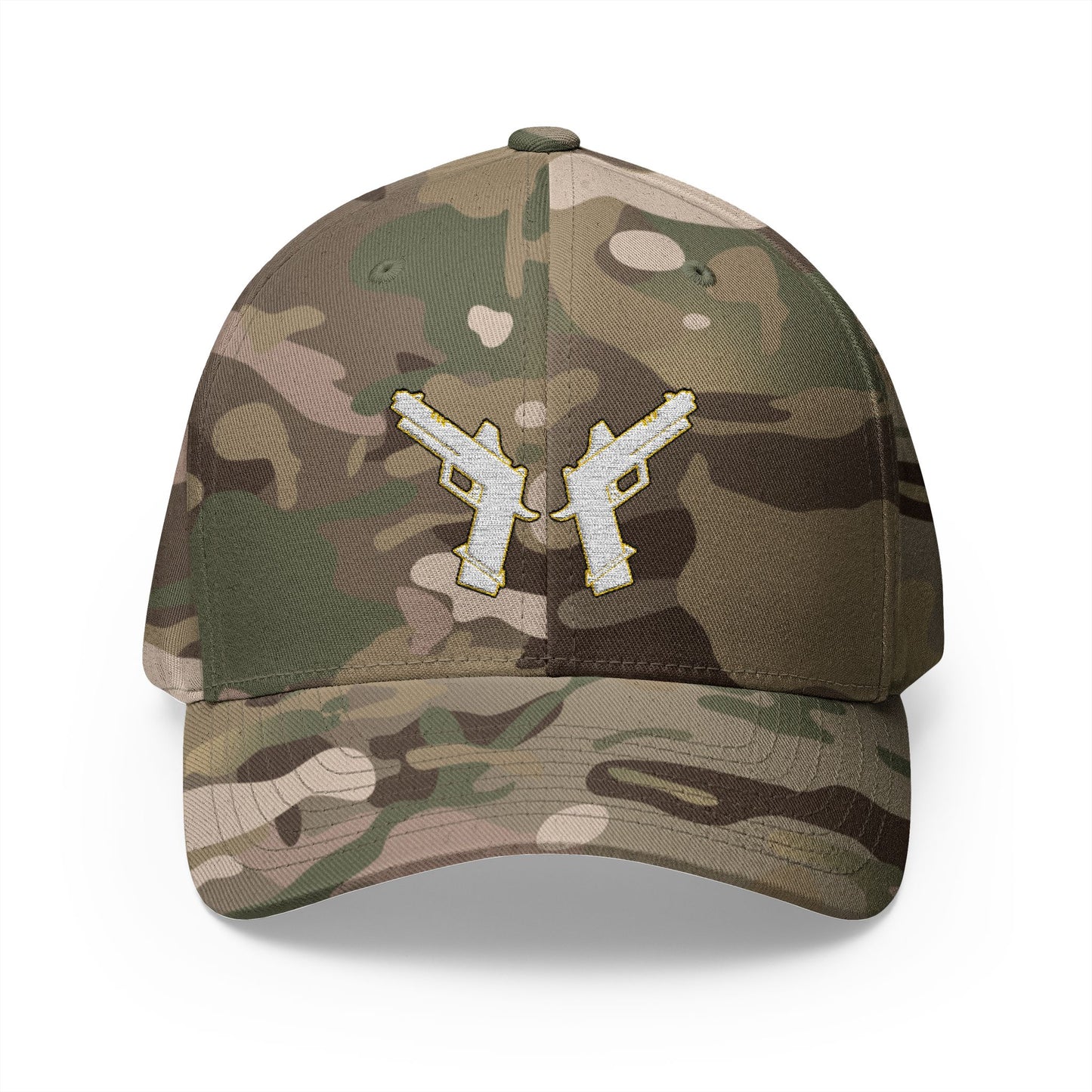 Embroidered Hat - Praying Guns Design