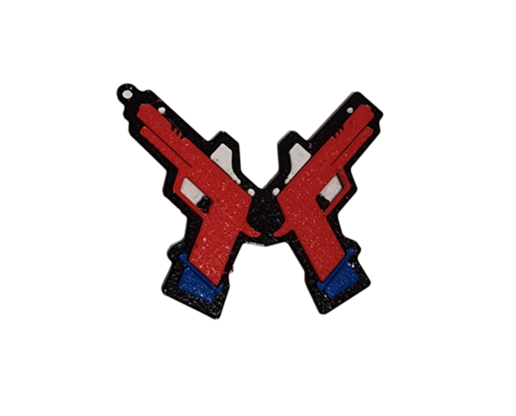 Praying Gun Tag