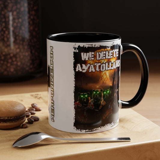 We Delete Ayatollahs Accent Mug (11/15oz)