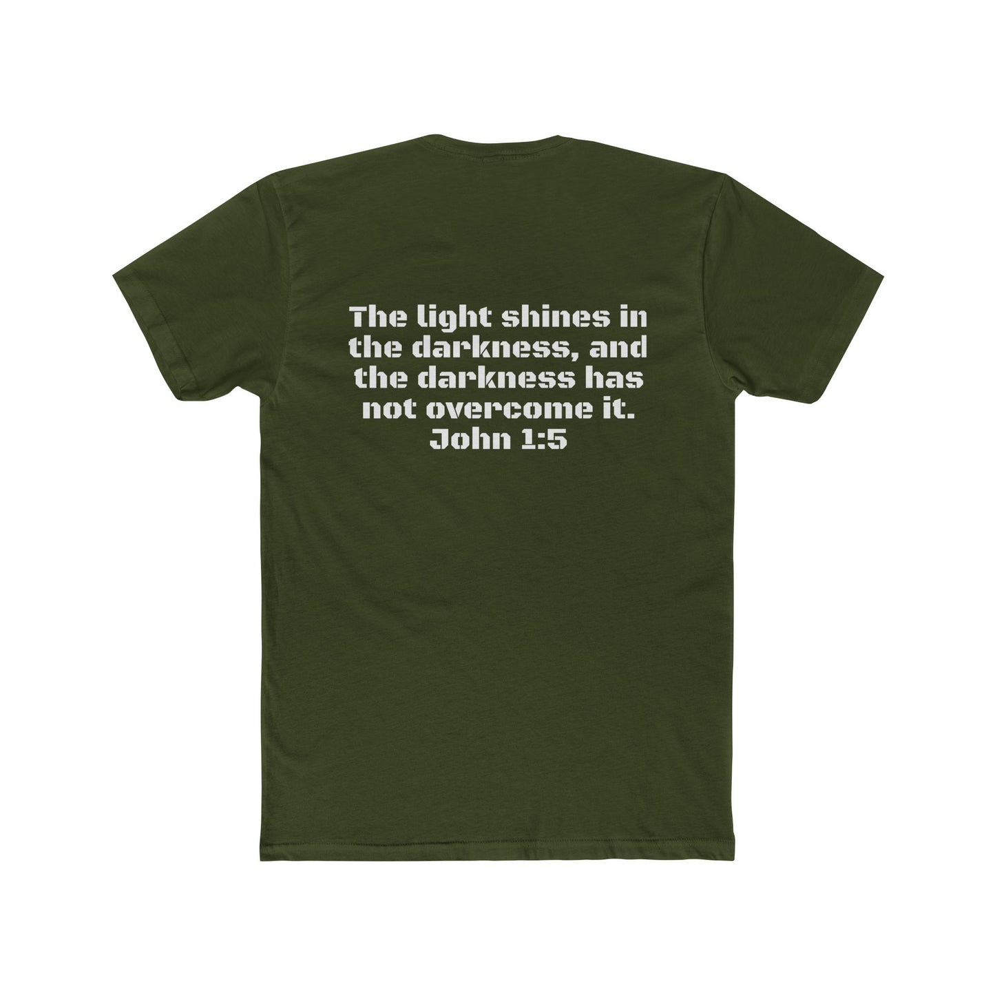 Crew Tee: Bear Arms in the Dark - John 1:5