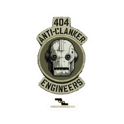 404 Anti‑Clanker Engineers Sticker