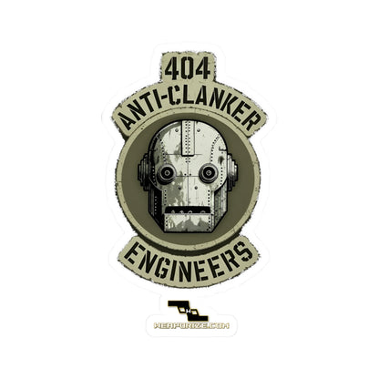 404 Anti‑Clanker Engineers Sticker