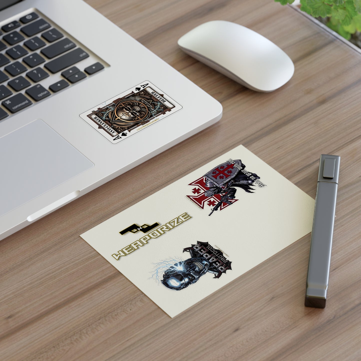 WPZl Sticker Sheet – Reaper, Anti-Clanker Engineer & Make No Peace With Evil
