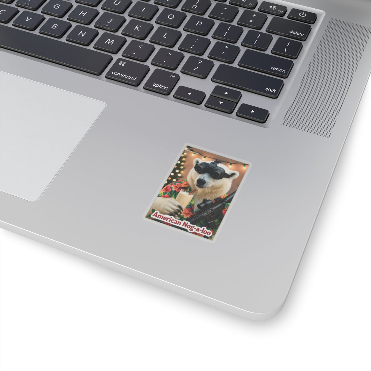 American Nog-a-Loo 2 Bear Kiss-Cut Stickers
