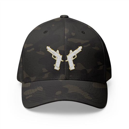 Embroidered Hat - Praying Guns Design