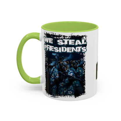 We Steal Presidents Accent Mug (11/15oz)