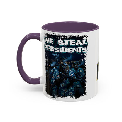 We Steal Presidents Accent Mug (11/15oz)