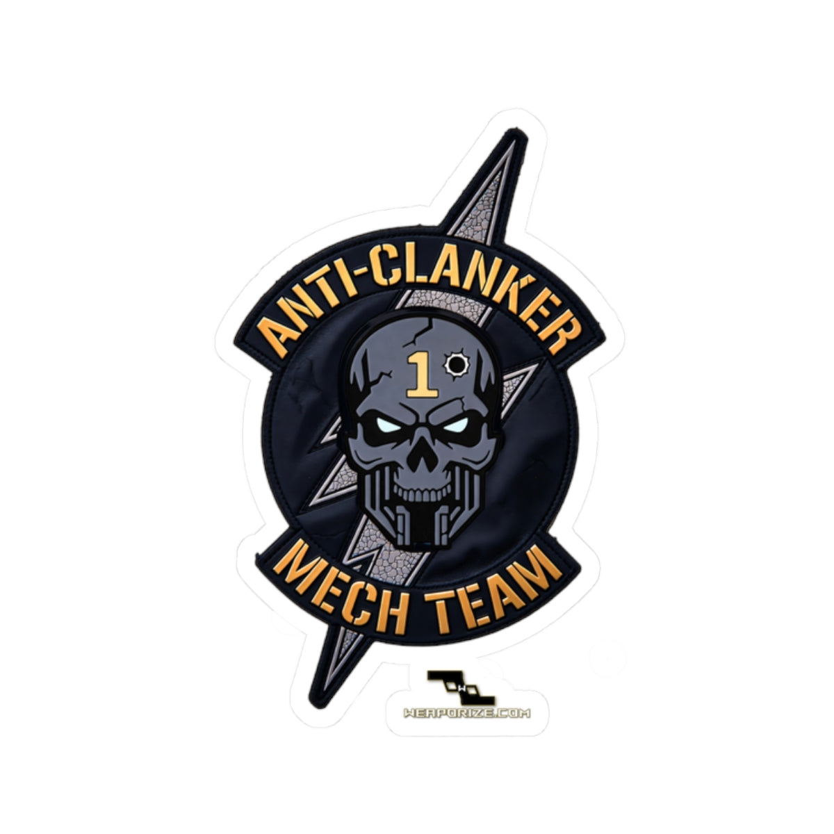 The Anti-Clanker Mech Team 1 sticker