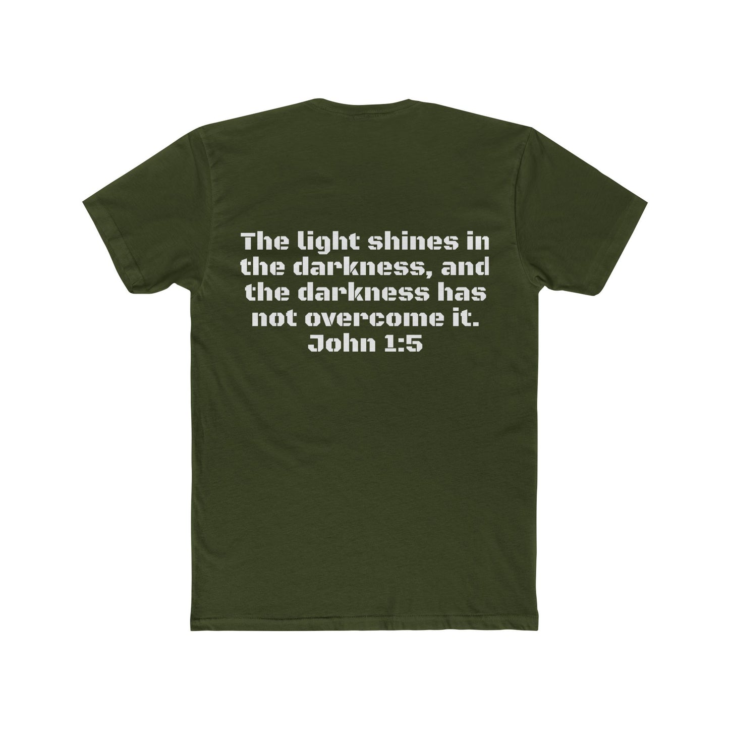 Crew Tee: Bear Arms in the Dark - John 1:5