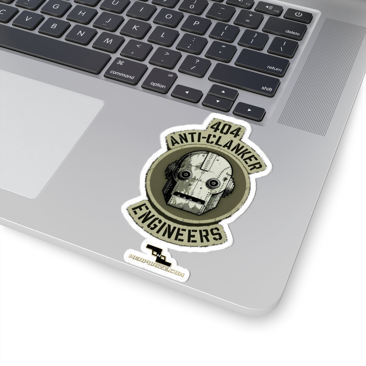 404 Anti‑Clanker Engineers Sticker