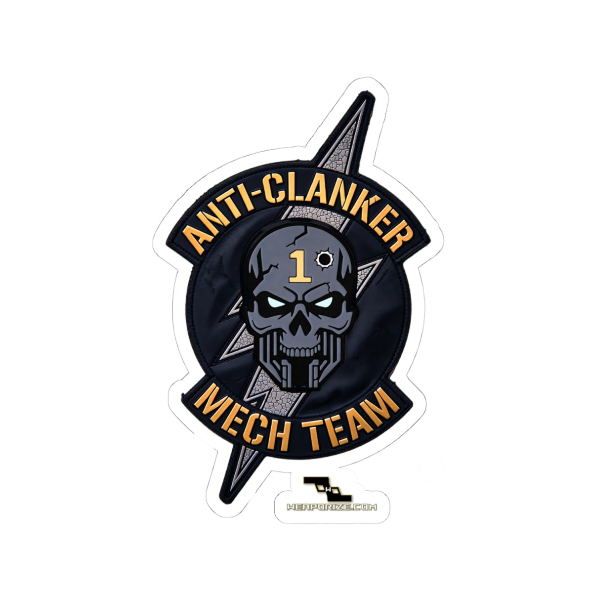The Anti-Clanker Mech Team 1 sticker