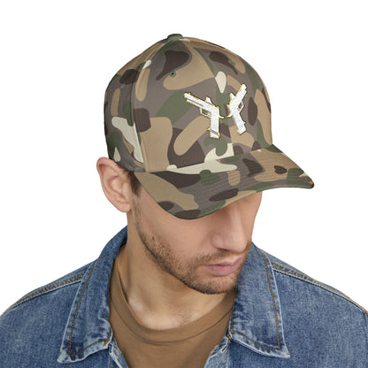 Embroidered Hat - Praying Guns Design