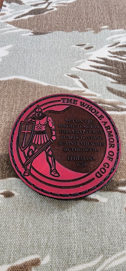Armor of God Leather Patch